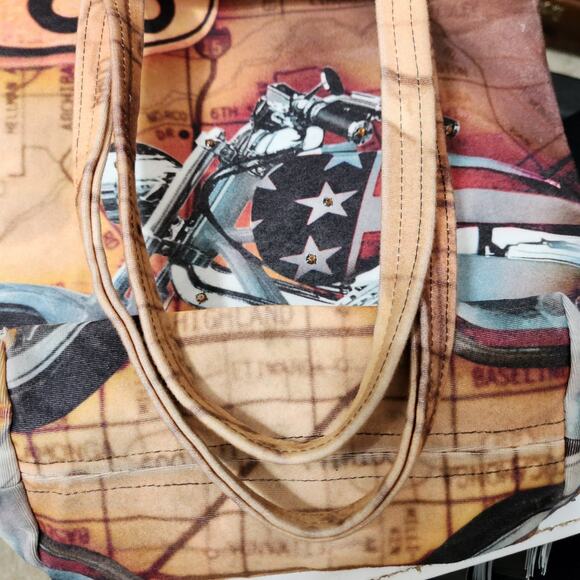 Route 66 Motorcycle Tote Bag/Purse Very Good Condition - Picture 6 of 10